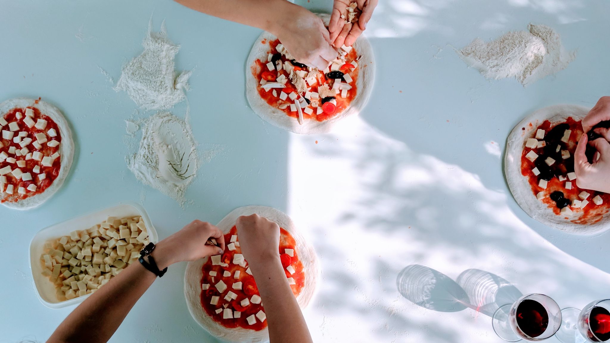 air fryer pizzas personalized individualized at home