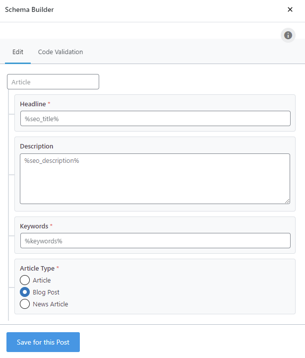 schema builder