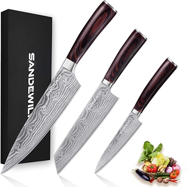 SANDEWILY High Carbon Stainless Steel Chef Knife