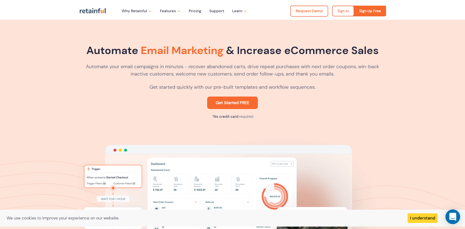 Email marketing automation tool - Retainful