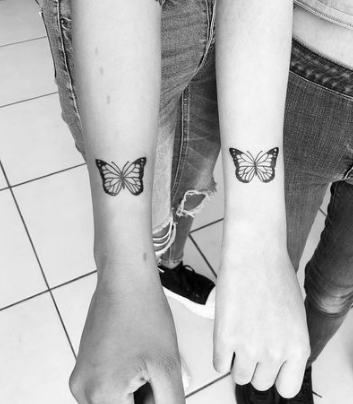 Butterfly Friendship Tattoo 