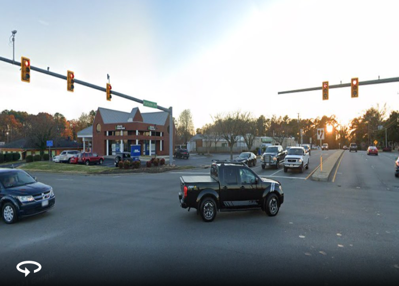 street view of West Broad Street and East Parham Rd from google maps