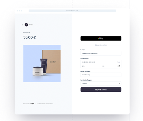 Stripe Payments screenshot