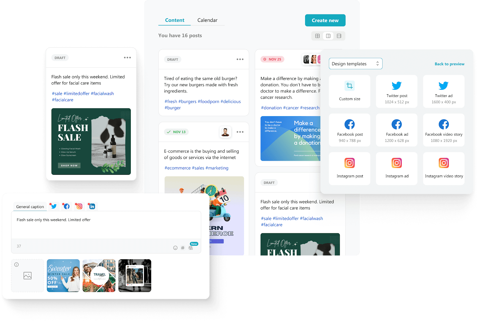 Ocoya: AI marketing tools interface screenshot