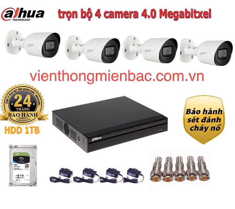 trọn bộ camera an ninh gia đình