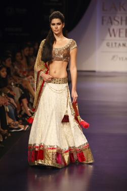 bridesmaid dress at Indian fashion week