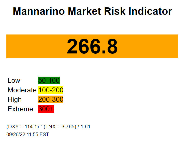 Mannarino Market Risk Indicator