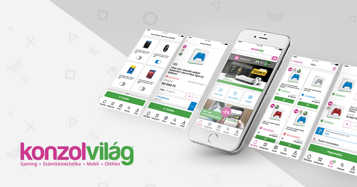 Konzolvilág mobilapp - egy új értékesítési csatorna