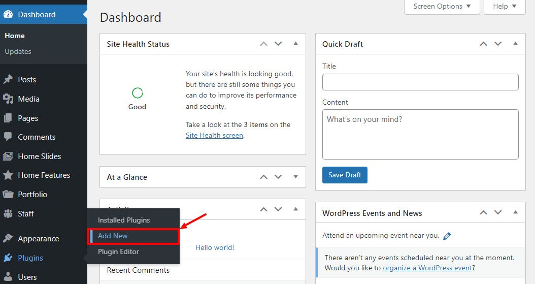 instalando o plugin genesis custom blocks wordpress