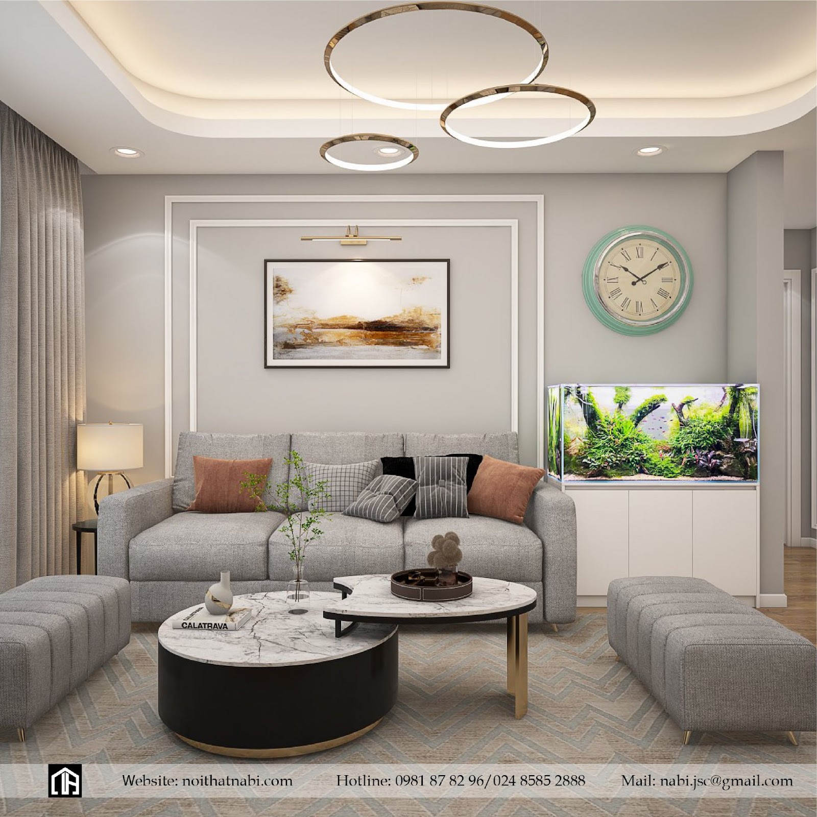 Top 10+ mẫu trang trí nội thất phòng khách đẹp nhất 2022