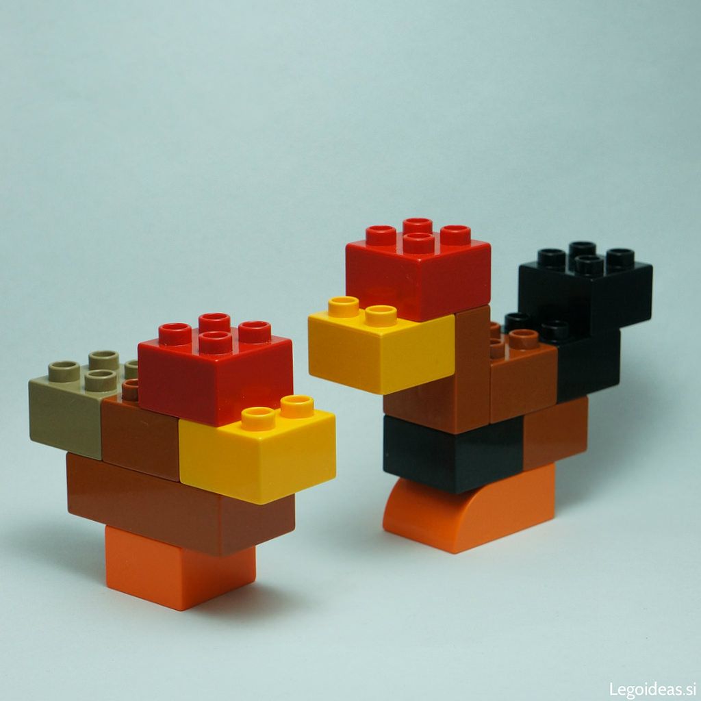 A simple Lego chicken model