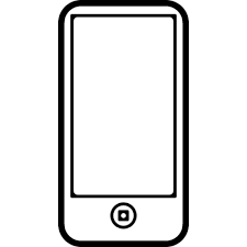 Image result for cell phone outline