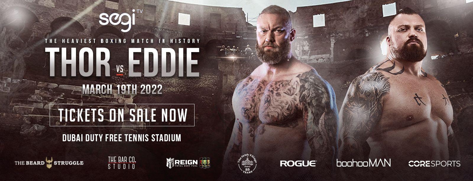 eddie hall vs thor watch live