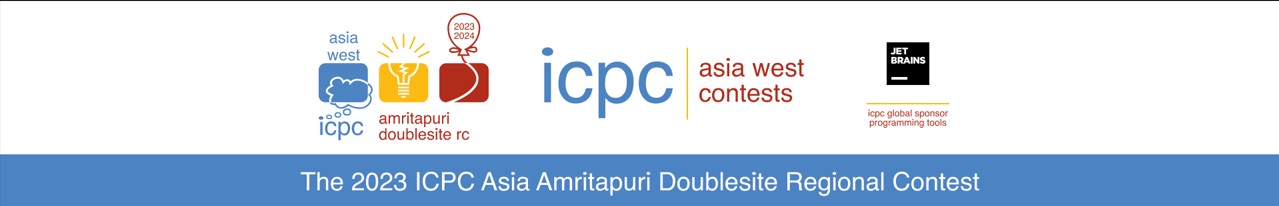 Welcome To ICPC 2023 Amritapuri Double Site Regional Contest
