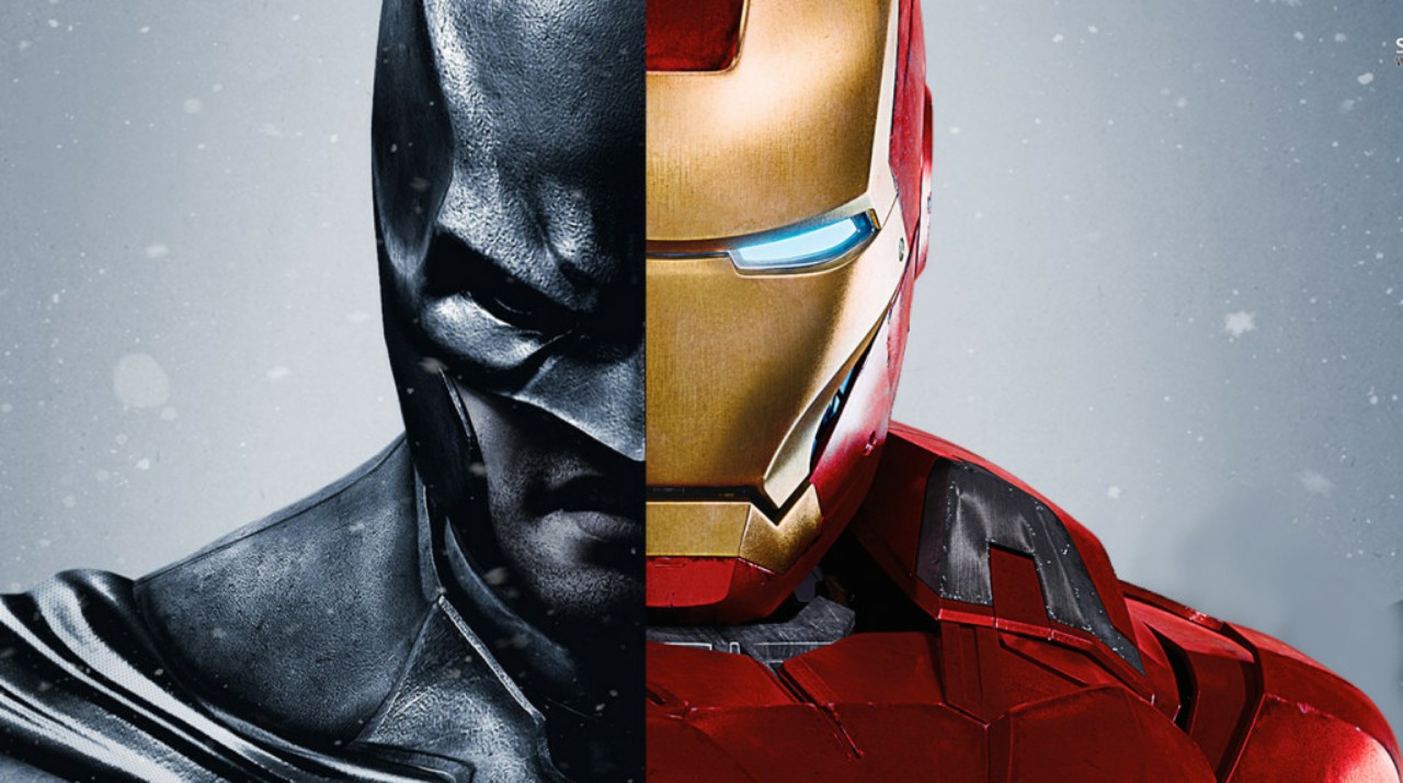 Batman and Iron Man - similar DC and Marvel Characters 