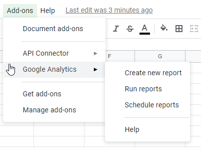 Working with Google Analytics