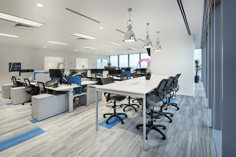 Mẫu thiết kế nội thất văn phòng tại Singapore