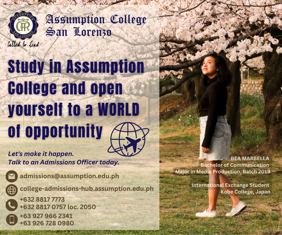 Study abroad at no additional cost with the Assumption College International Exchange Program