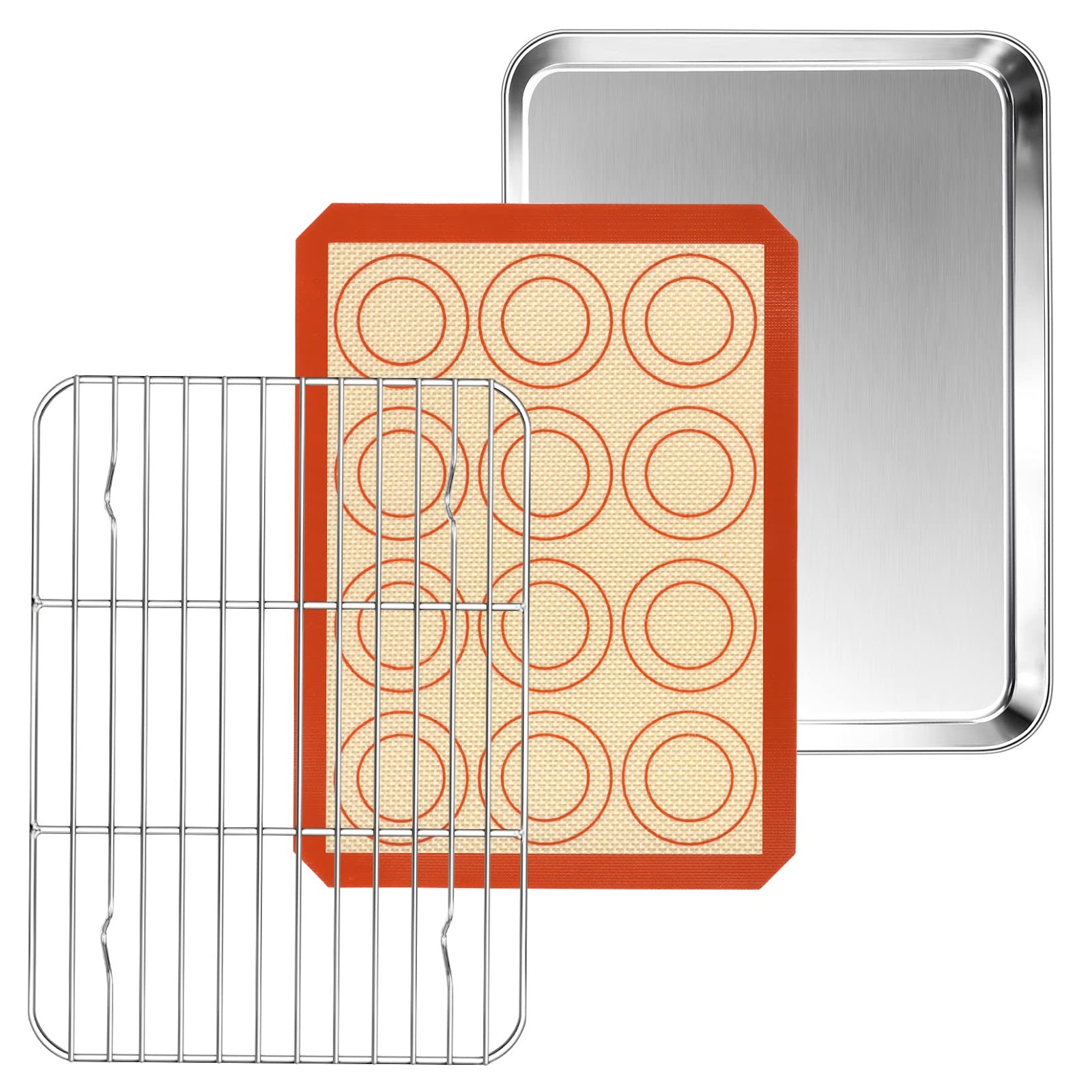 P&P CHEF Small Toaster Oven Pan Set