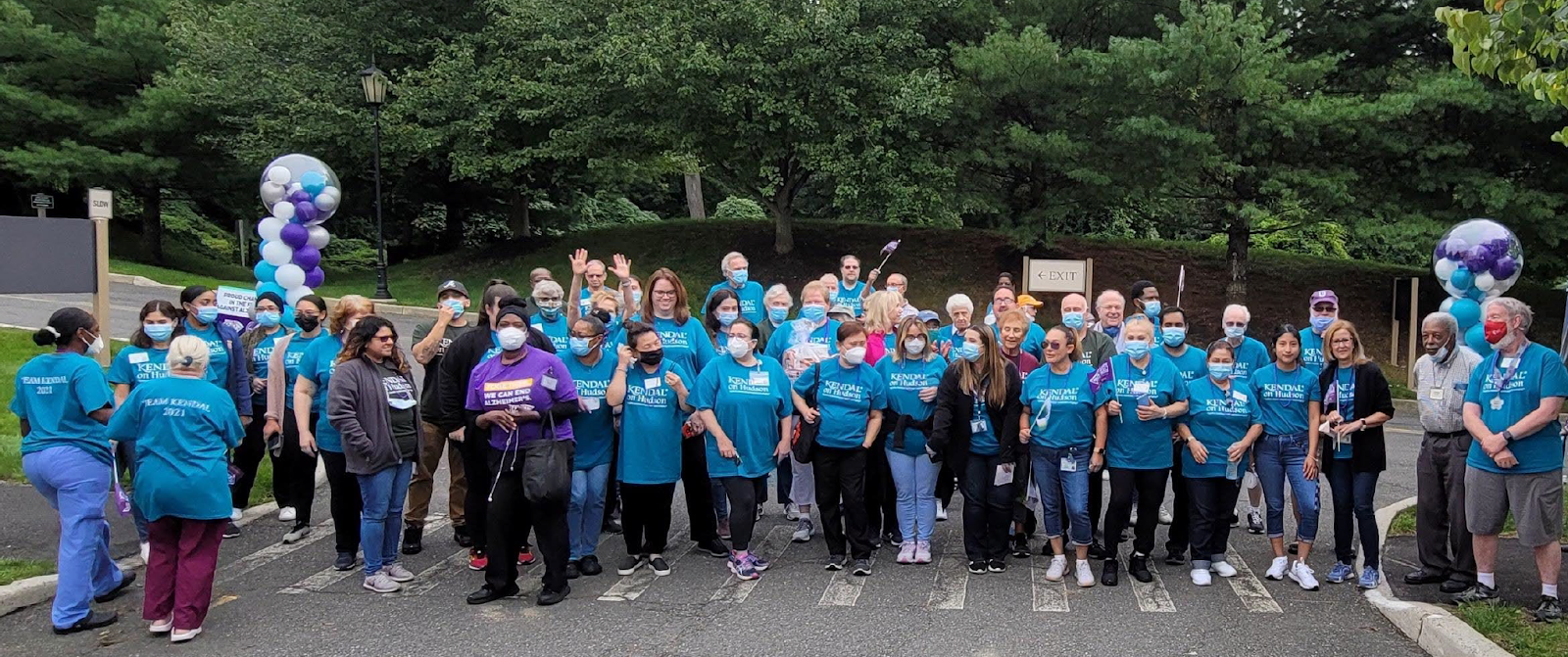 Kendal on Hudson residents and staff at the Walk to End Alzheimer’s®