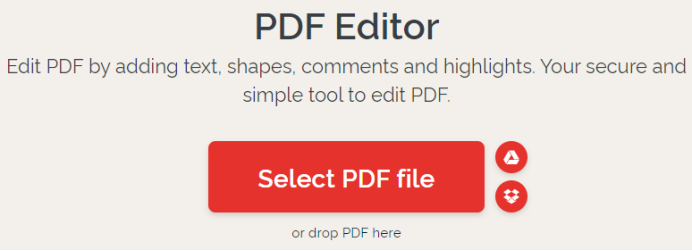 online PDF editor