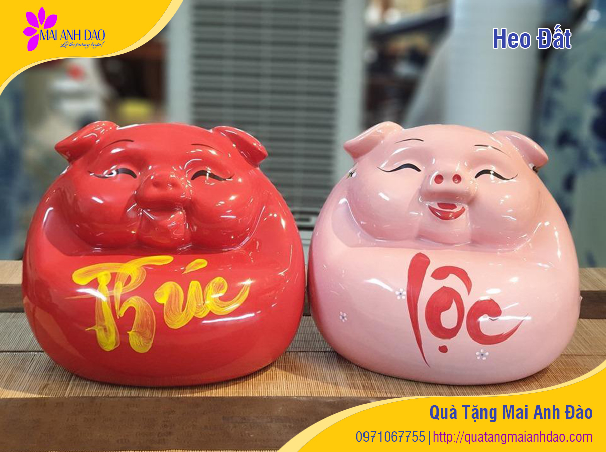 Heo đất tiết kiệm in logo ở Quảng Nam