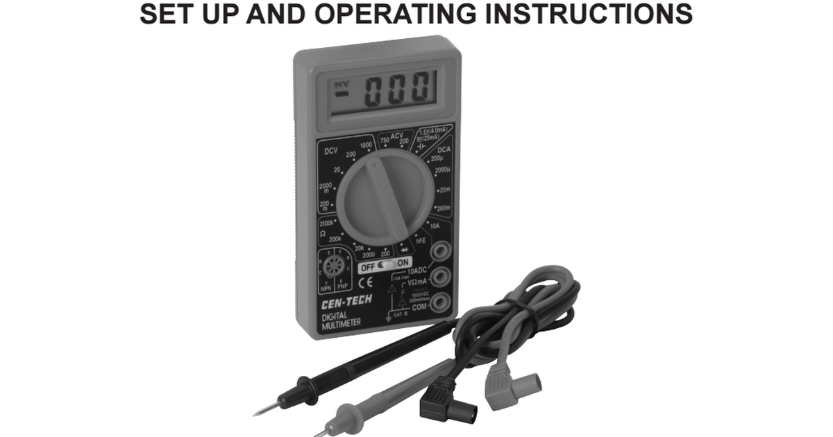 Cen-Tech Model 98025 Multimeter manual.pdf - Google Drive