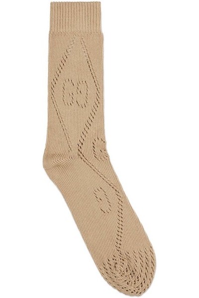 Gucci GG Perforated Cotton Socks