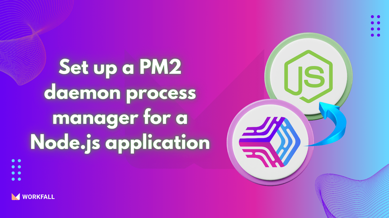 PM2 daemon process manager for a Node.js application