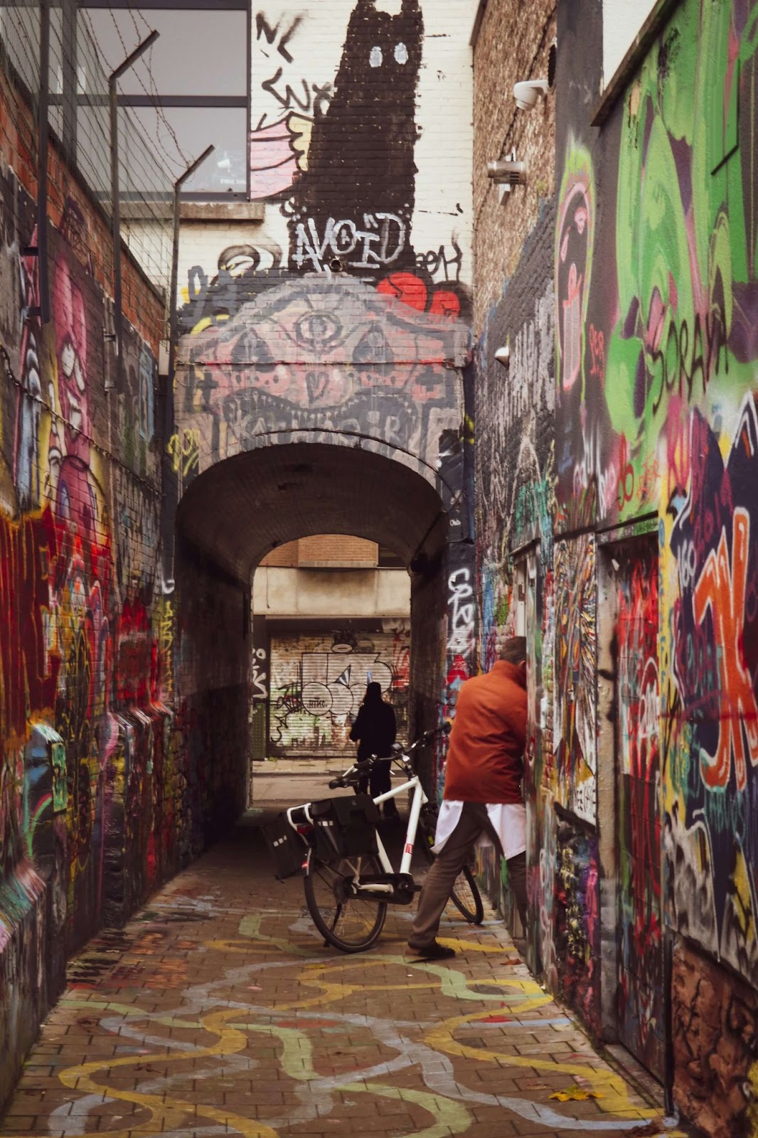 1 day in Ghent, Graffiti Alley, Werregarentstraat, Ghent, Belgium