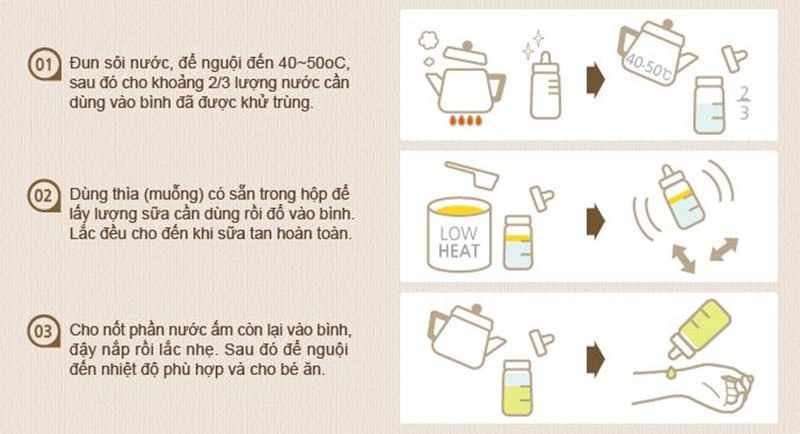 Sữa a2 platinum pha bao nhiêu độ để tốt nhất cho bé