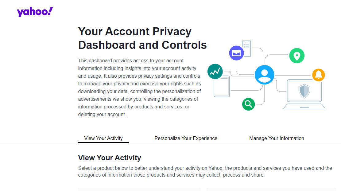 Account privacy and controls