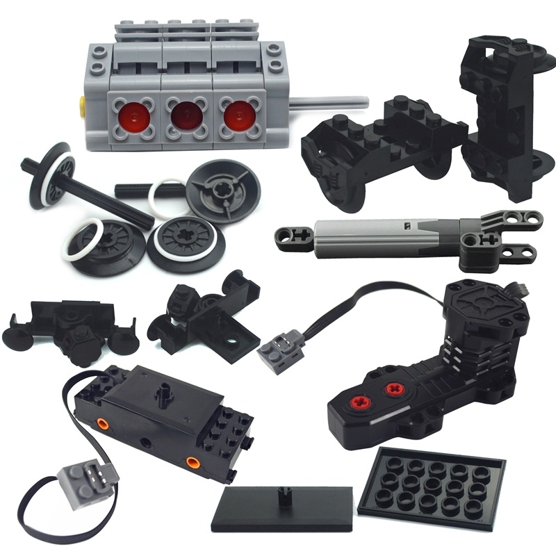ZCXX 11 pièces Technique Power Funtions Set télécommande moteur servomoteur  boîte de batterie rallonge câble de câble lumineux pour voitures  techniques, compatible avec Lego Technic : : Jeux et Jouets
