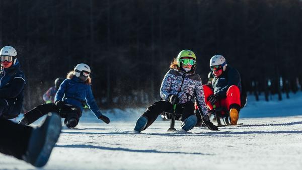 Ski Snooc luge en famille avec enfants activité