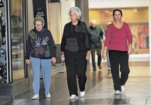 Image result for old women mall