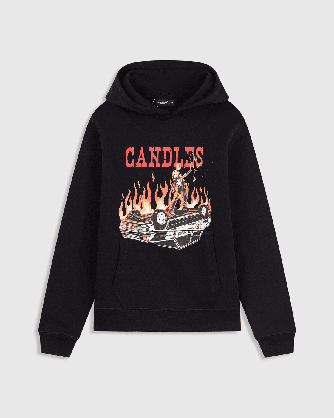 Candles hoodie burning gangz