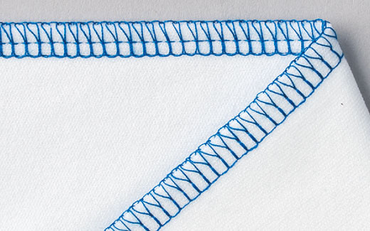 overlock stitch sewing for a ripped seam 