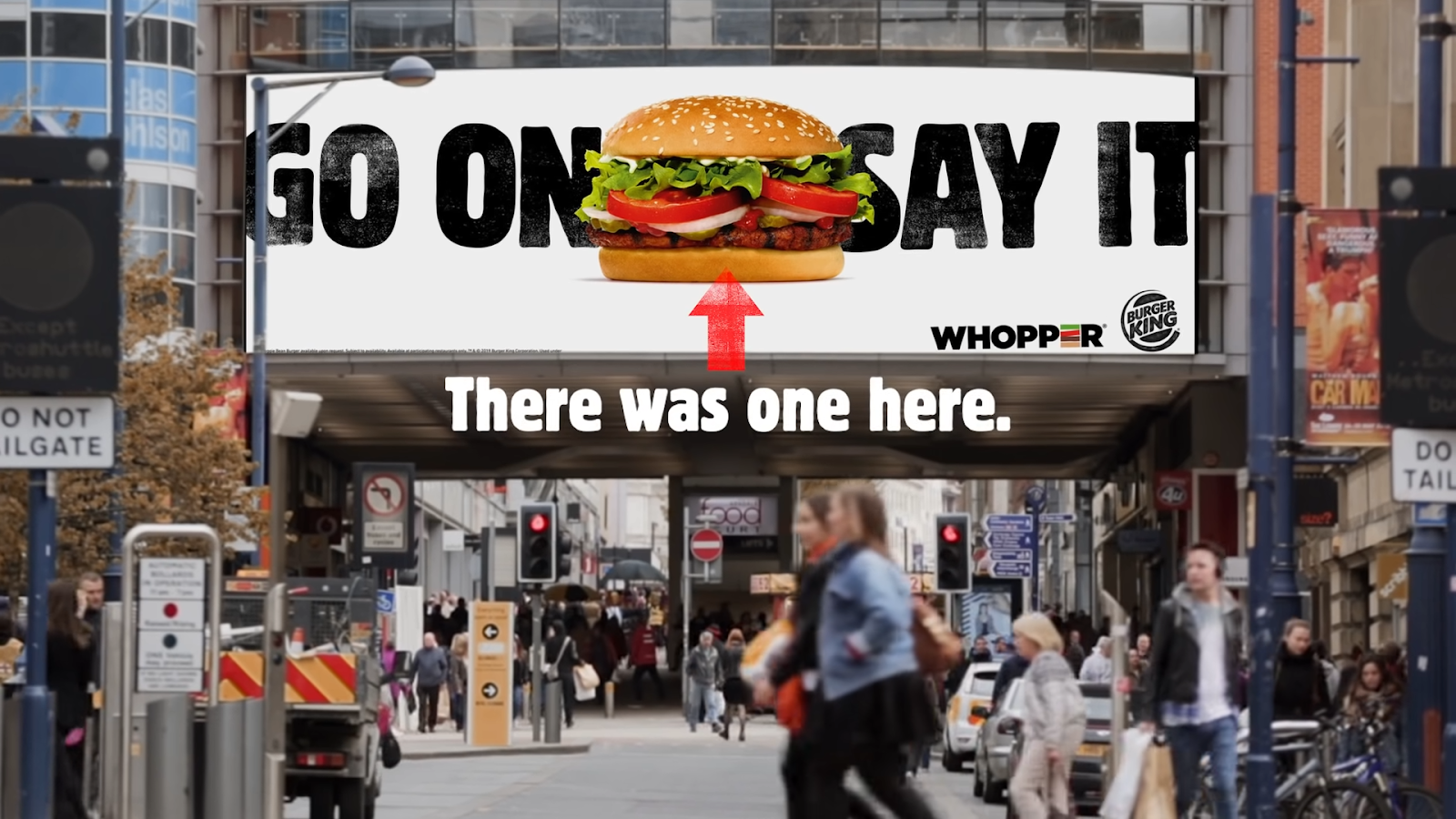 Burger King's Whopper burger ad campaign