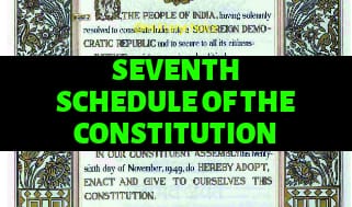 Seventh Schedule of the Indian Constitution Indian Polity NCERT Notes