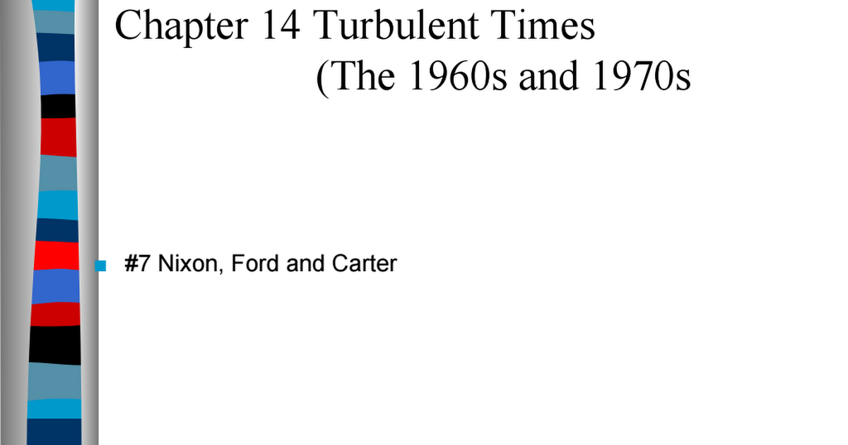 Nixon, Ford, & Carter.ppt