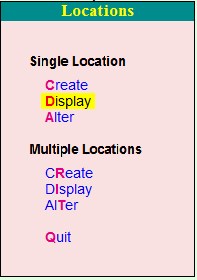 godown display create