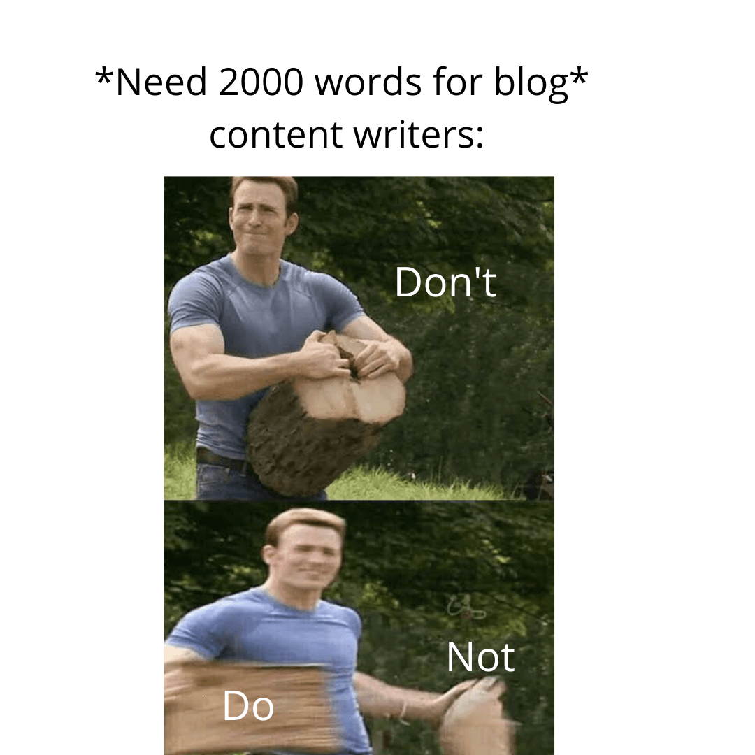 Marketing Memes- Content Writer Memes