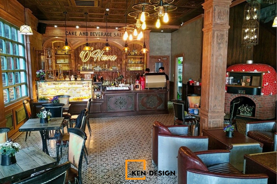 Thiết kế quán O'Hara Coffee theo phong cách Vintage