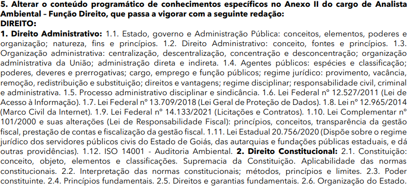 Concurso SEMADGO: Edital retificado!