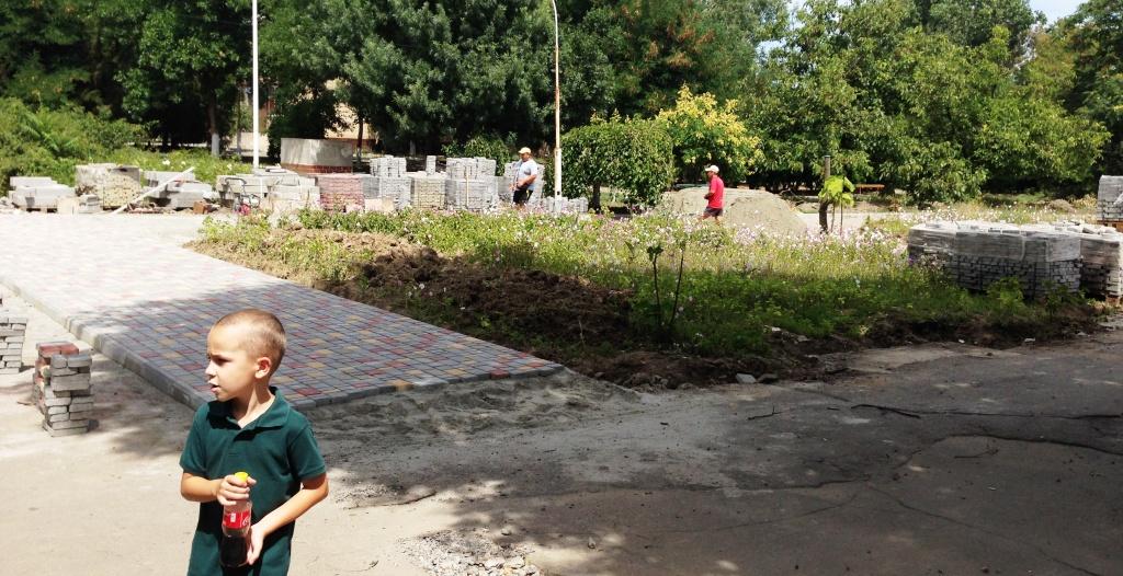 По инициативе Дубового в Килие строится детский игровой комплекс европейского уровня
