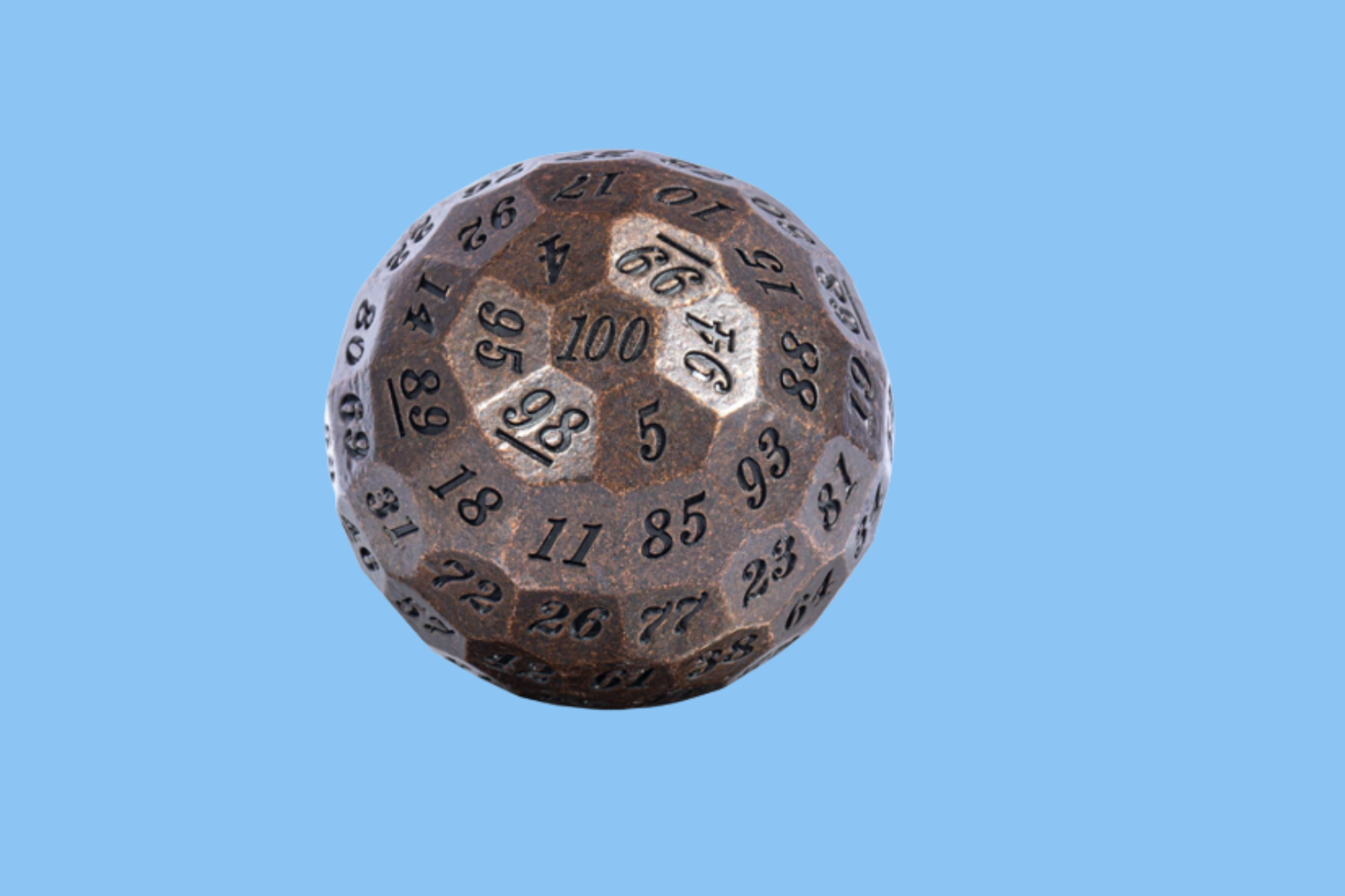 100-Sided DNDND Polyhedral Dice for gamer friends