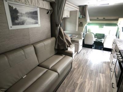 Living room in the Thor motor coach four winds sprinter motorhome class C