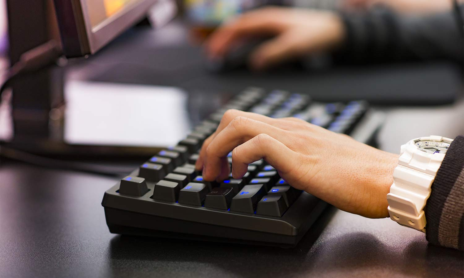 Once the gaming keyboard has been put back together, test the keys to check that the switches that you have changed are working properly.