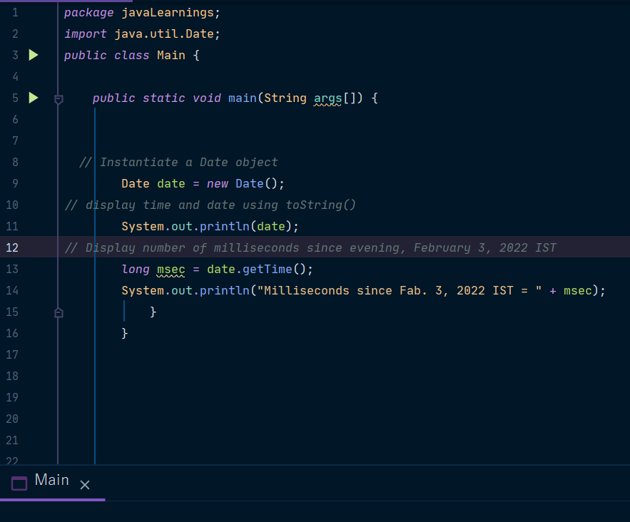 Java Date and Time