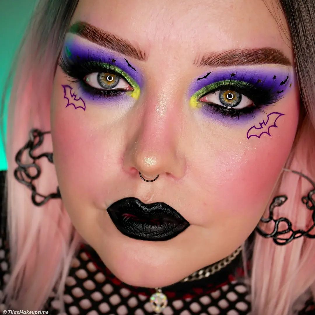 Grungy Black Lipstick Makeup